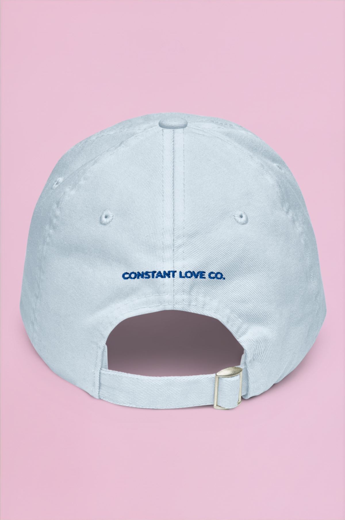 Muse Embroidered Cap - Sky Blue