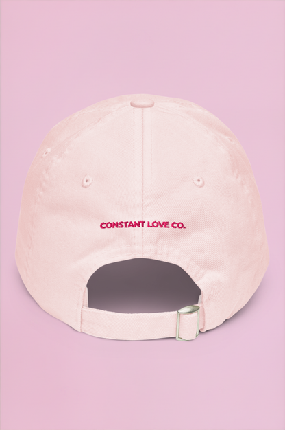 Muse Embroidered Cap - Light Pink