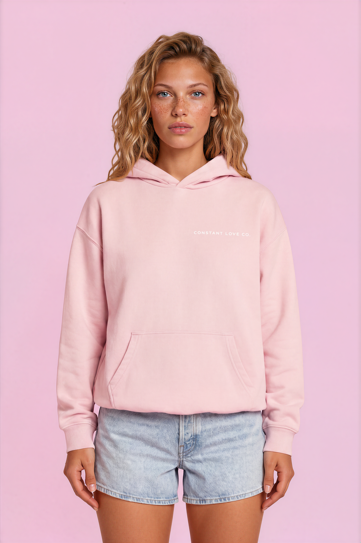 I Am My Own Muse Heavyweight Hoodie - Pink