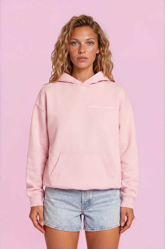 I Am My Own Muse Heavyweight Hoodie - Pink