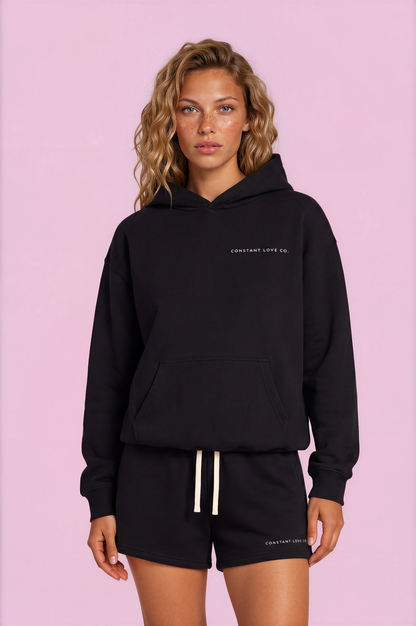 I Am My Own Muse Heavyweight Hoodie - Black