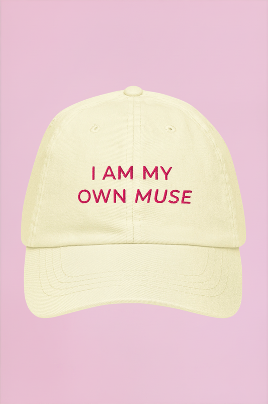 Muse Embroidered Cap - Butter