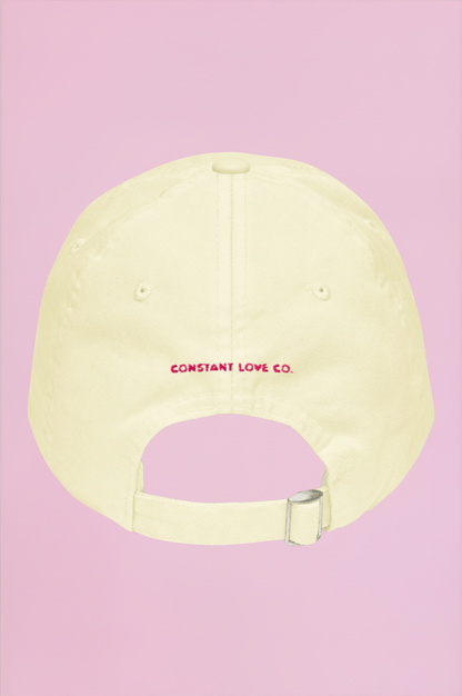 Muse Embroidered Cap - Butter