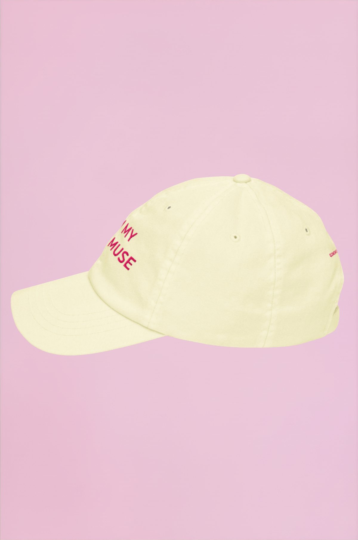 Muse Embroidered Cap - Butter